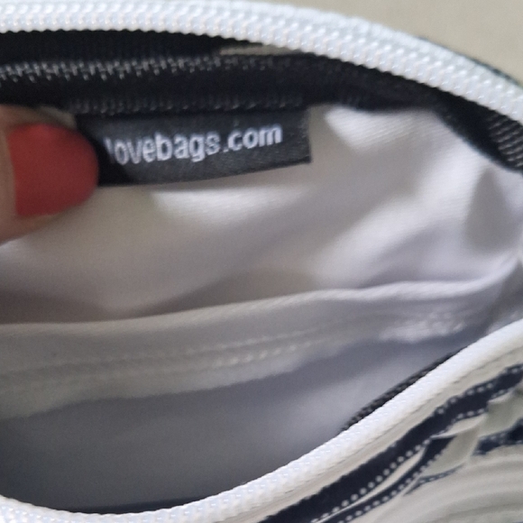 Carve Designs LOVEBAGS Navy and White Striped Belt Bag - Picture 5 of 10